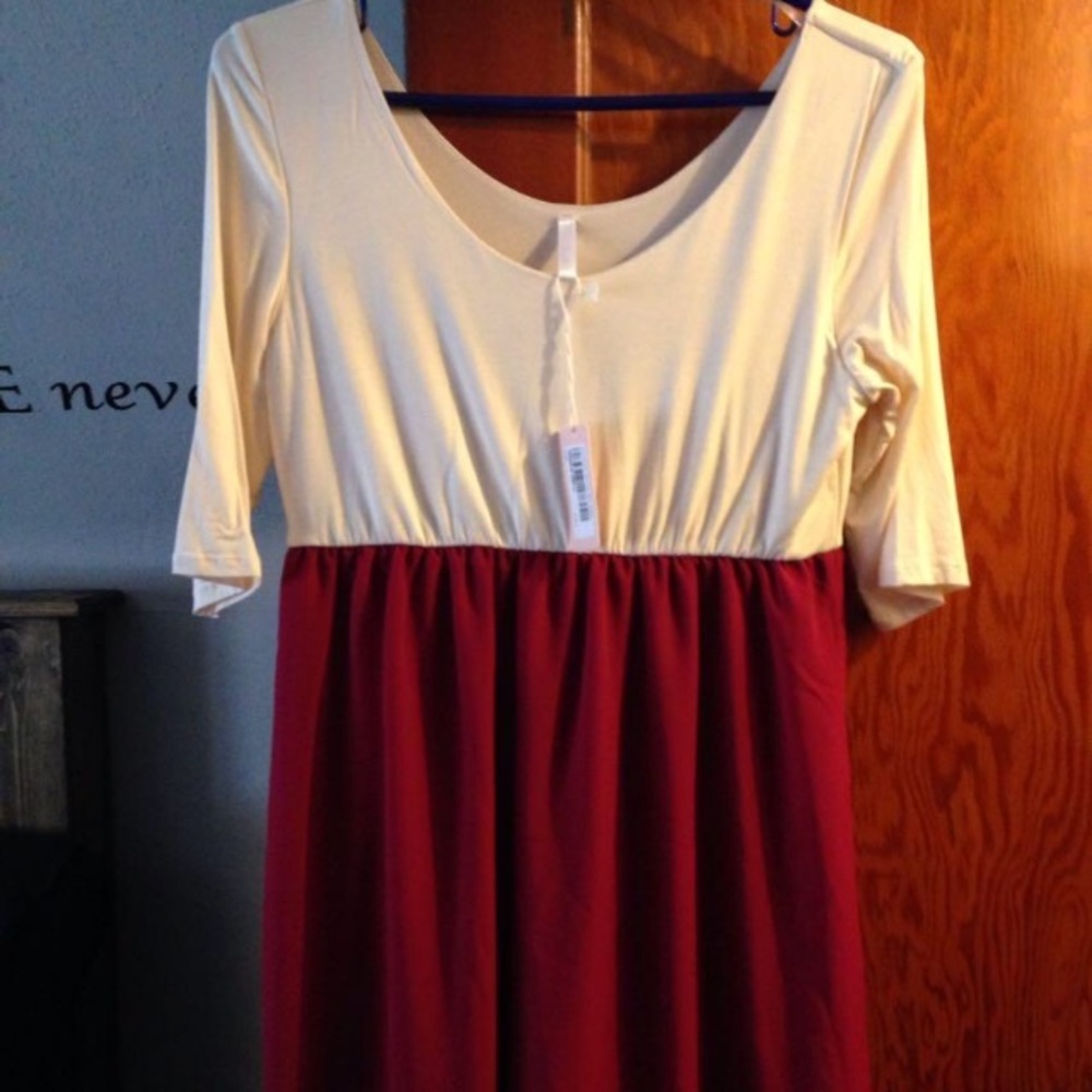 NWT Pink Blush Maternity maxi dress